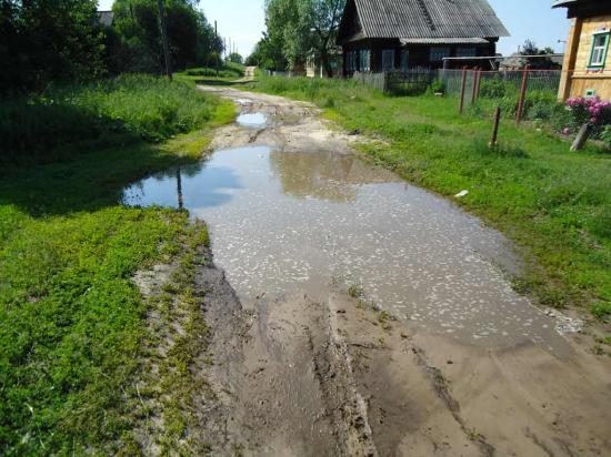 Главный проспект деревни