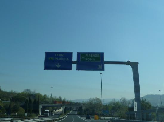 Сьезжаем на въезд в автостраду