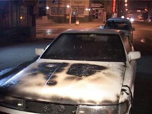 Массовый поджог автомобилей в  Северном Бутово 