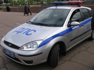 Ford Focus ДПС сбил пешехода в Москве