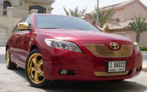 Продается Toyota Camry из чистого золота