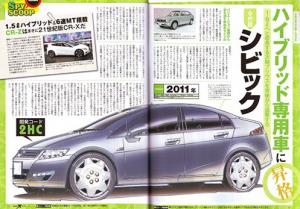 Появились изображения Honda Civic нового поколения