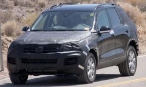 Шпионы сняли гибридный внедорожник Volkswagen Touareg 2011 года