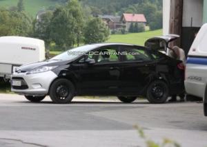 Фотошпионы поймали в объективы новый седан Ford Fiesta