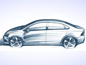 Volkswagen представил наброски нового седана для России Volkswagen представил наброски нового седана для России