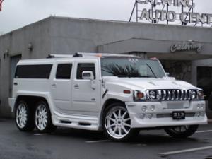 Гламурный Hummer H2 на 6-ти колесах