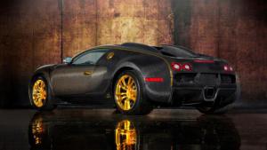 Позолоченный Bugatti Veyron  от Mansory