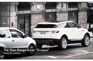 Фотосессия переднеприводного Land Rover Evoque