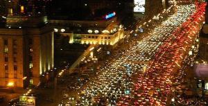 В "День без автомобиля" Москва стоит в пробках
