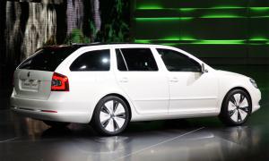 Парижский автосалон представляет "зеленый" Skoda  Octavia Green E Line 