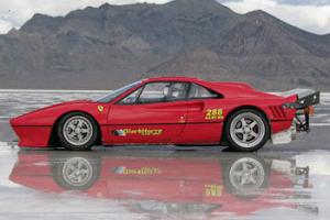 Ferrari 288 GTO  1985 года развил скорость 443 км в час