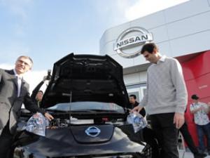 Первый электромобиль Nissan Leaf продан в Сан-Франциско