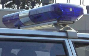 В Москве грузовик переехал машину ДПС