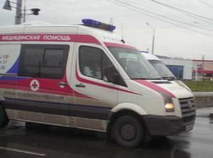 На Минском шоссе сгорел автобус, перевозивший детей