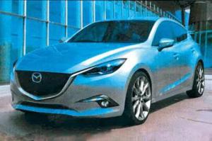 В Сети выложены фото Mazda3 2014 модельного года
