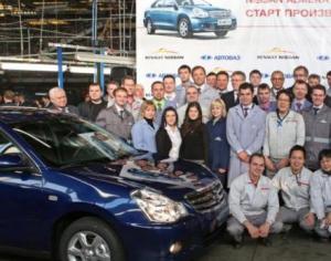 Стартовал выпуск "вазовской" Nissan Almera