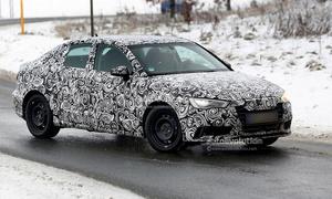 Седан Audi A3 проходит тестовые испытания