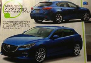Фото новой Mazda3 попало на страницы журнала