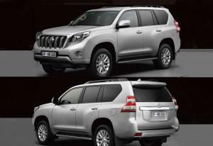 Фото обновленного Toyota Land Cruiser Prado в Сети