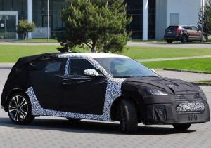 Хэтчбек Hyundai Veloster тестируют в Германии