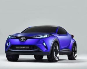 Официальные фото нового кроссовера Toyota C-HR в Сети