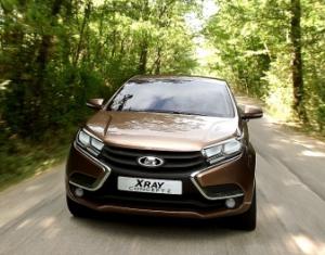 Основными конкурентами Lada XRAY станут хэтчбеки  KIA Rio и Hyundai Solaris