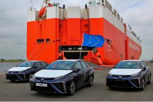 В Бельгию прибыла партия водородных Toyota Mirai