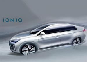 В Сети появились изображения седана Hyundai IONIQ