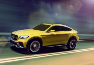 Mercedes-Benz показал изображения нового кросс-купе GLC Coupe