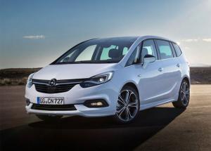 Opel Zafira Tourer 2017 года, характеристики, фото и цена