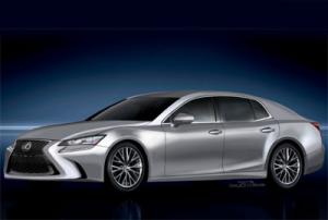 В Сети появились изображения Lexus LS 2017 года