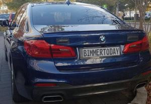 Фотошпионы поймали "живой" BMW M550i xDrive