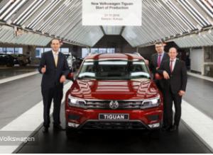 Стартовал выпуск "калужских" Volkswagen Tiguan нового поколения