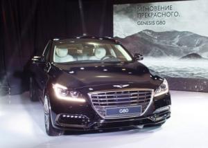 Полноприводный седан Genesis G80 от 2 550 000 рублей
