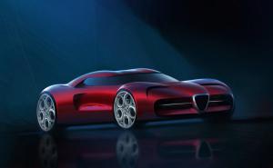 СМИ обсуждают рисунки несуществующего суперкара Alfa Romeo