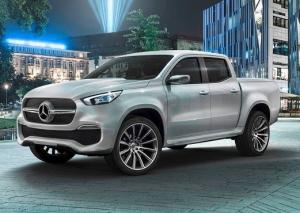 В Сети презентовали пикап Mercedes-Benz X-Class. ВИДЕО