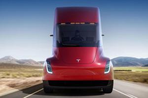 Первый разгон электрического грузовика Tesla Semi. ВИДЕО