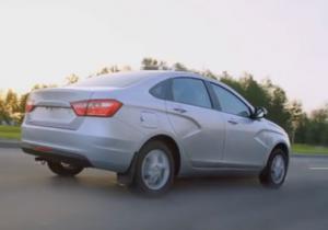 В рекламе Роснефти снялась Lada Vesta. ВИДЕО