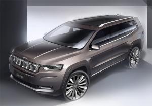 Раскрыта внешность семиместного Jeep Grand Commander. ФОТО