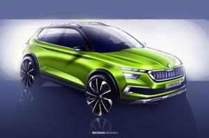 Первые изображения компак-кроссовера Skoda Vision X. ФОТО