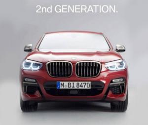 В Сети появилось видео с новым BMW X4 
