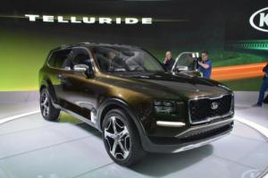 Опубликованы фото большого кроссовера KIA Telluride