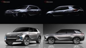 Рассекречен новый облик кроссовера SsangYong Actyon